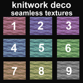 knitting deco - textures pack