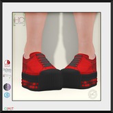 [HC] Nuala Red Light-Up Sneakers for Slink, Belleza, Maitreya, eBody, Signature & Tonic