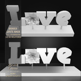 !Lyrical B!zarre Templates! - Roses Love Sign MESH DAE Version