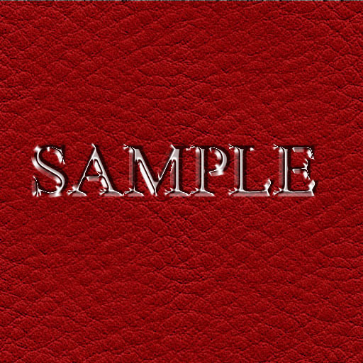 Zoy Texture [ Real Leather ] Red - Seamless
