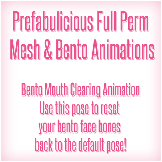 Prefab-ulicious Copy Version - Bento Mouth Clearing Animation
