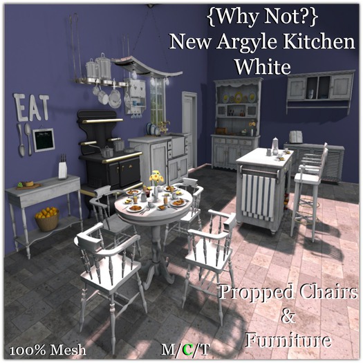 {Why Not ?} New Argyle Kitchen {White}-Boxed