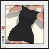 [HC] Nuala Black T-Shirt Dress for Slink (inc. Petite), Belleza, Maitreya, eBody, Signature & Tonic