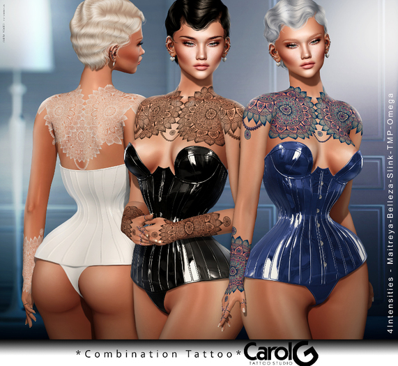 [CAROLG] Combination Tattoo *3 Colors