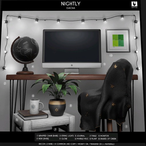 2. BAMSE : Nightly - Desk RARE