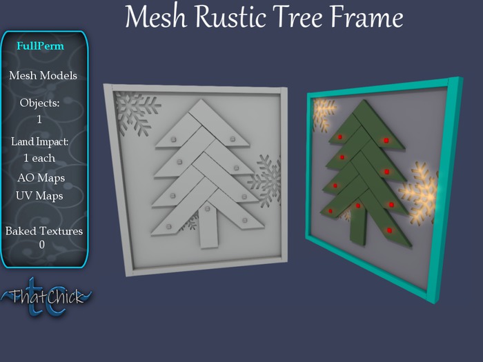 ~tc~ Mesh Rustic Tree Frame FullPerm Kit