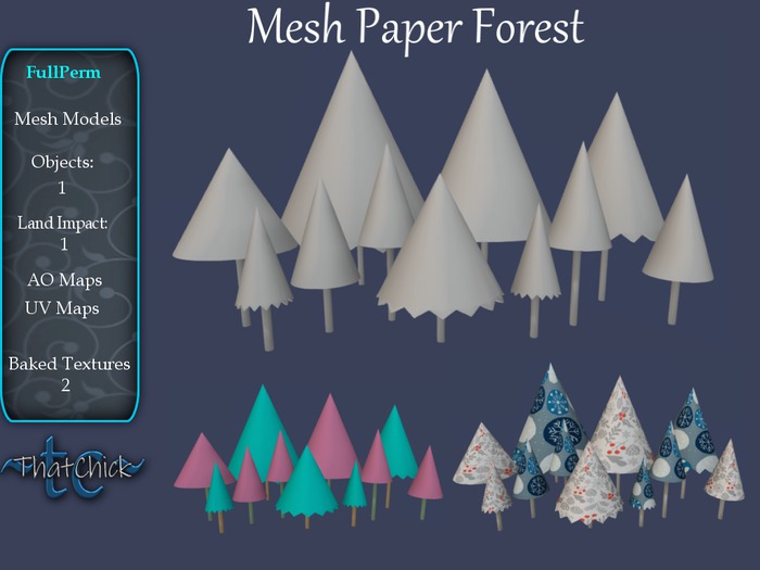 ~tc~ Mesh Paper Forest FullPerm Kit