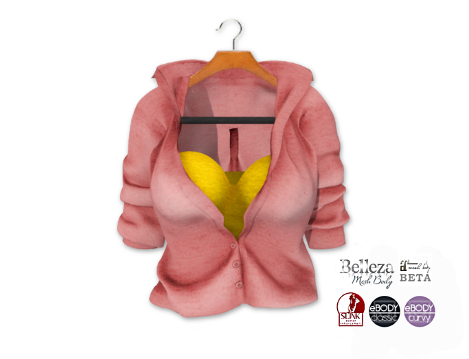 {amiable}Mesh Tube Top & Shirt Set-up05