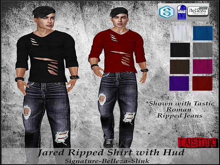 Tastic-Jared Ripped Shirt-w/hud