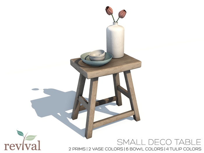 .:revival:. small deco table white