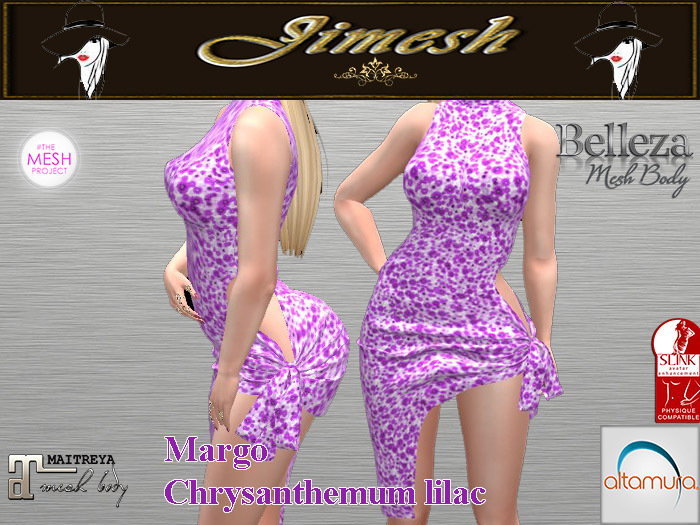 Dress Margo Chrysanthemum lilac