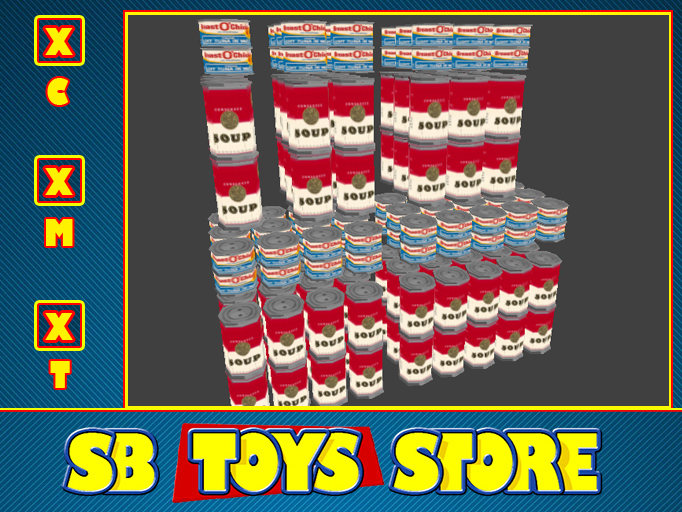 [SB TOYS] Full Perm - Soup/Tuna Cans **Rows**