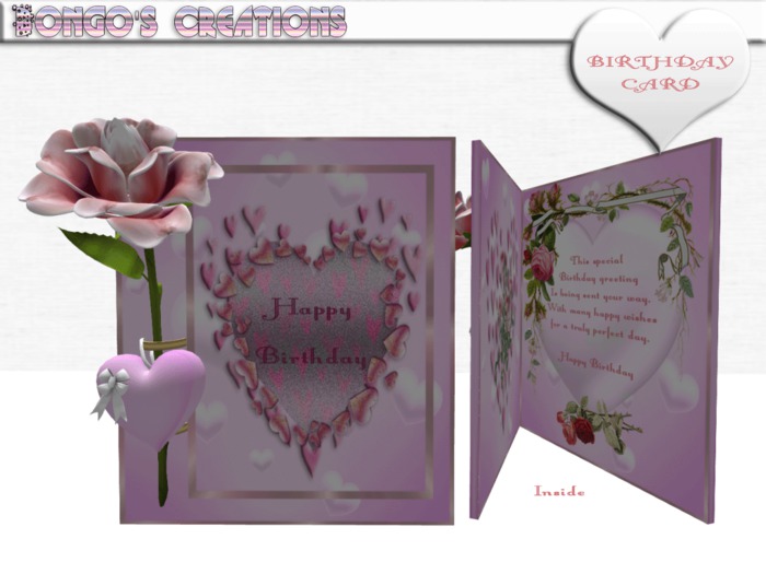 BMC524 - HAPPY BIRTHDAY CARD.