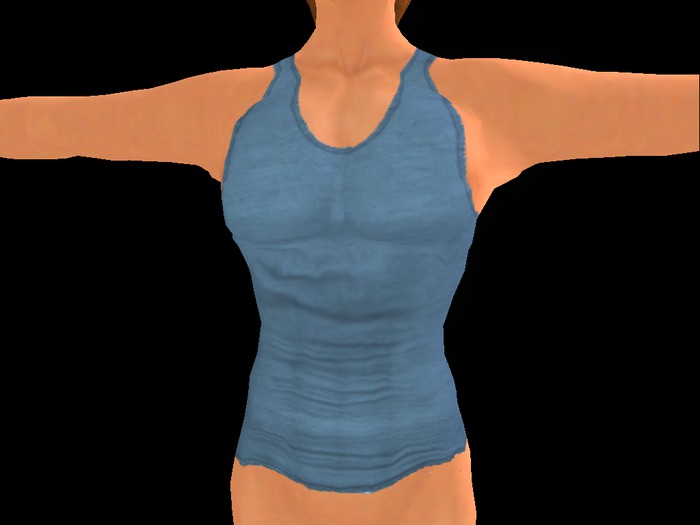 BOM MALE TANK TOP BLUE