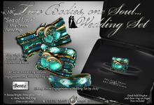 Soulmate wedding set sea of love