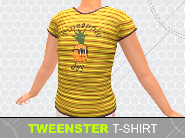 [Zero-One] PineappleDay [T-SHIRT] TWEENSTER