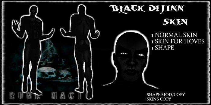 Black Dijinn Skin and Shape