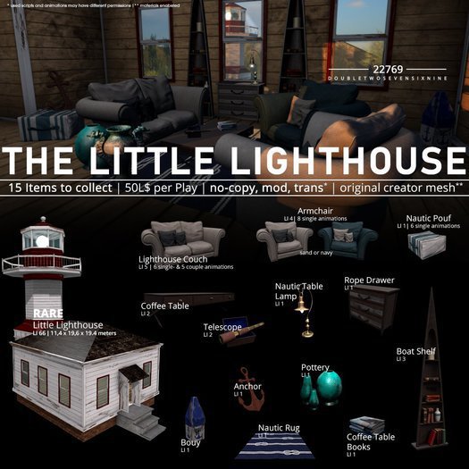 22769 - Little Lighthouse - RARE