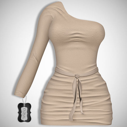 ChicModa // Viola Dress // NUDE