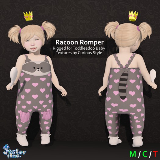 [Jester Inc.] Racoon Romper! - Add to Unpack