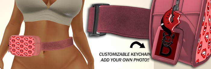 :BULLY: WEAR: LIP SMACKIN FANNY PACK PINK