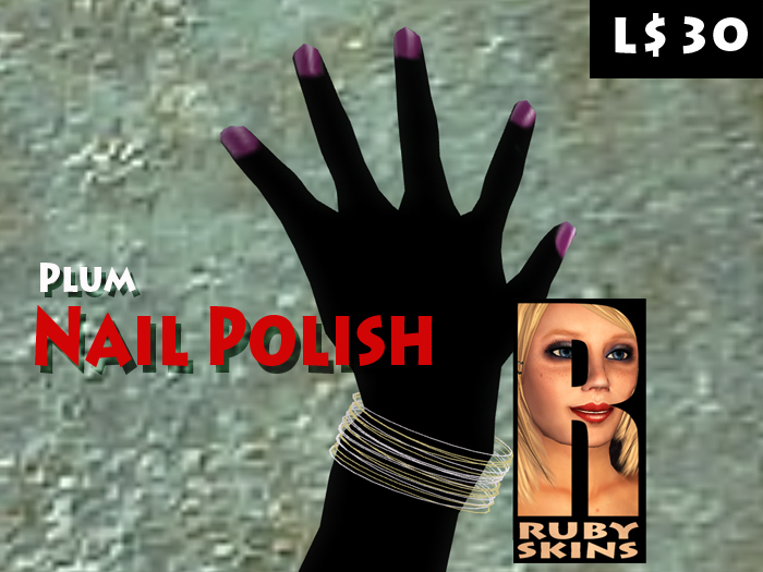 Plum Nails by RUBY Skins