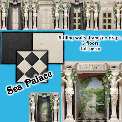 ~TJ~  Sea Palace - Interior Texture Set