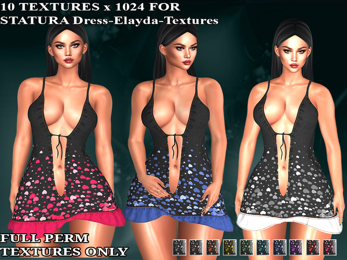 STATURA Dress-Elayda-Textures Pack 1