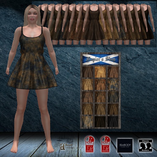 Shy Cinthia Dress LEATHER Texture Change HUD MP Box