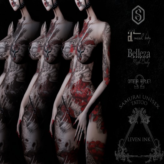 Leven Ink Tattoo - Samurai Unisex Fatpack