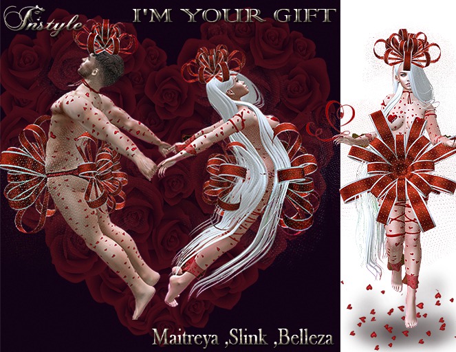 InStyl- I'M YOUR GIFT - Full Set Female (Maitreya, Slink, Belleza) -PROMO!!! Sale only 5 days ( 0.2.02.-07.02.2020.)