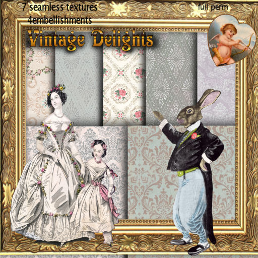 ~TJ~  Vintage Delights Texture Set