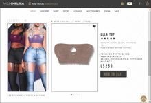 .miss chelsea. Ulla Top Nude