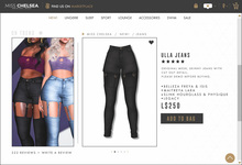 .miss chelsea. Ulla Jeans Black