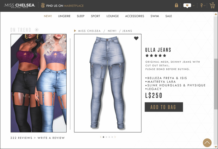 .miss chelsea. Ulla Jeans Classic