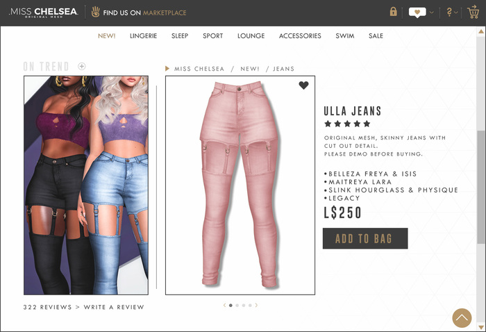 .miss chelsea. Ulla Jeans Pink