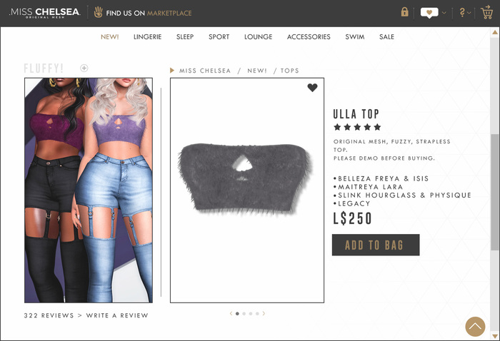 .miss chelsea. Ulla Top Grey