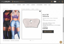 .miss chelsea. Ulla Top White