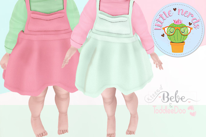 Little Nerds - Little Fluff Dresses - TD & BEBE Fitted!