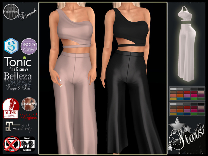 PROMO 50% Stars - Maitreya, Legacy, Signature, Tonic, Slink, Belleza - Gabby top & pants