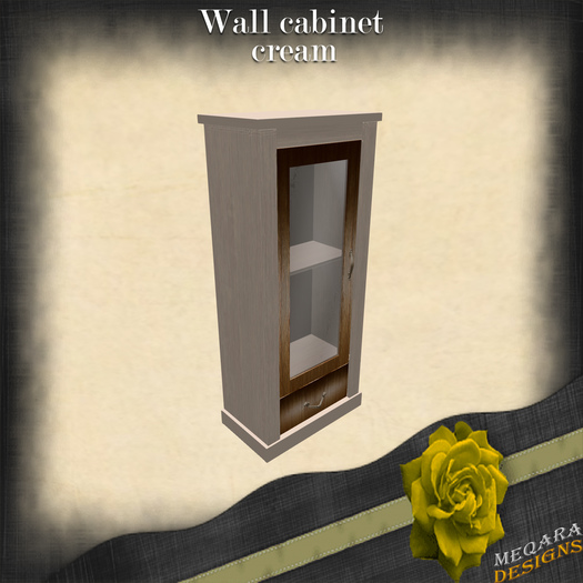 Wall cabinet(cream)BOX[Meqara Designs]