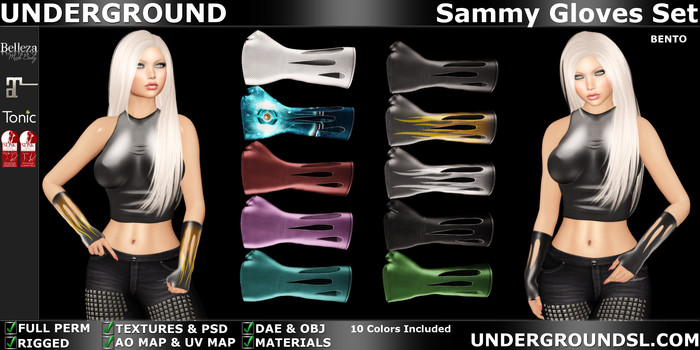 (UG) - Sammy Gloves Set