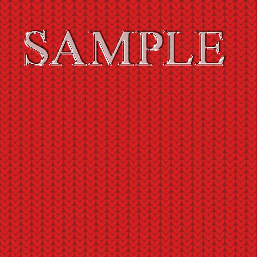 Zoy Texture [ Cozy Knit ] Seamless - Red