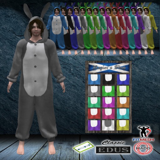 Shy Mens Rabbit Costume Change