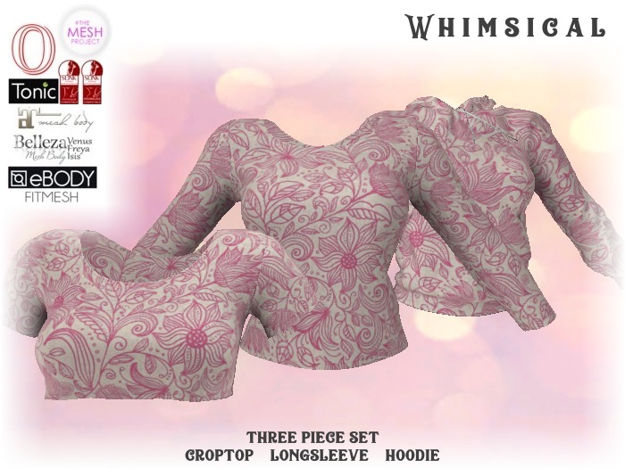 [Whimsical] Girl's Mesh Tops - PinkRoses
