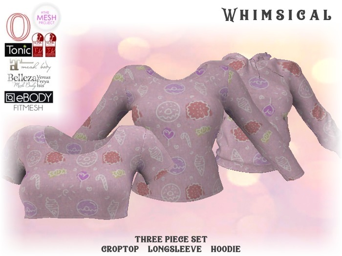 [Whimsical] Girl's Mesh Tops - Icecream Candy