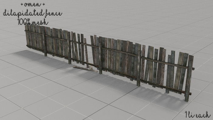 + OMEN + Dilapidated Fence [ADD]