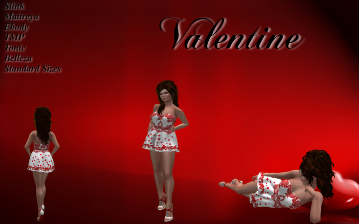~MS~ Valentine Strapless Dress