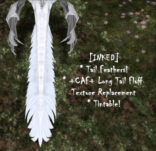 [INKED] Long Tail Fluff Feathers