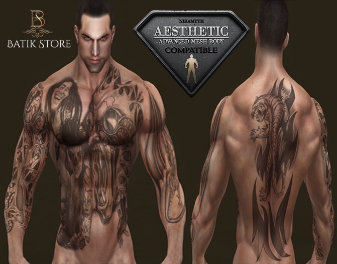 Tattoo  AESTHETIC 3 version intensities-light-medium-dark-K02